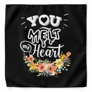 Wedding Gifts You Melt My Heart Bandana
