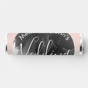 Wedding Glitter Pink Ombre Photo Party  Breath Savers® Mints