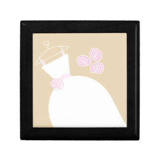 Wedding Gown Pink Beige gift box