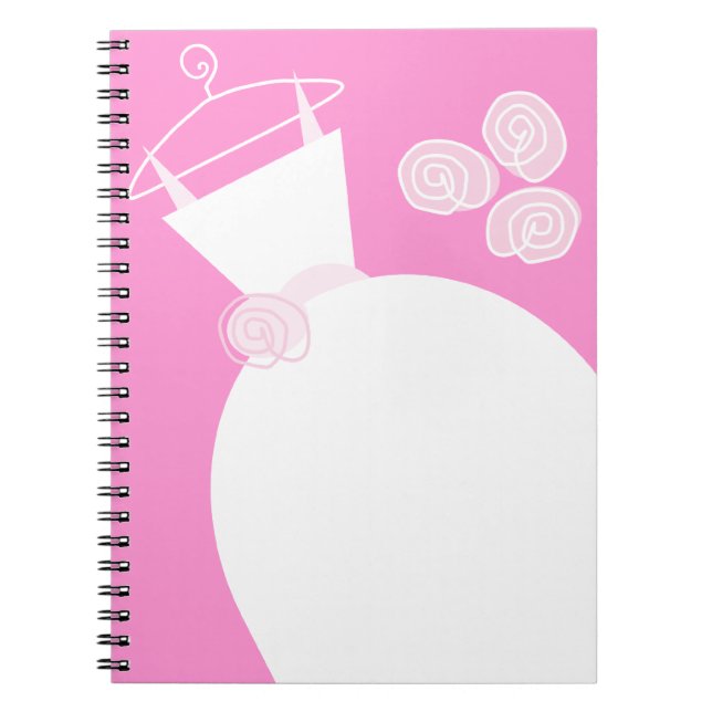 Wedding Gown Pink notebook (Front)