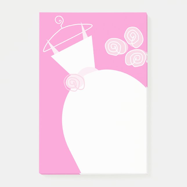Wedding Gown Pink vertical note (Front)