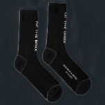 Wedding Grandpa of the Bride Black Socks<br><div class="desc">Wedding Grandpa of the Bride Black Socks</div>