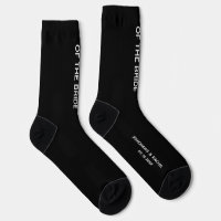 Wedding Grandpa of the Bride Black Socks