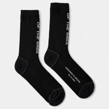 Wedding Grandpa of the Bride Black Socks