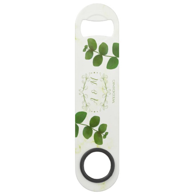 Wedding Green Chic  Bar Key (Front)