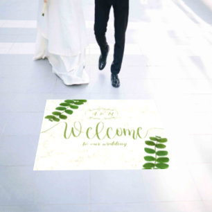 Wedding Green Chic Floor Decals
