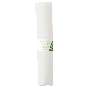 Wedding Green Chic Napkin Bands