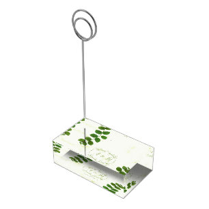 Wedding Green Chic Place Card Holder