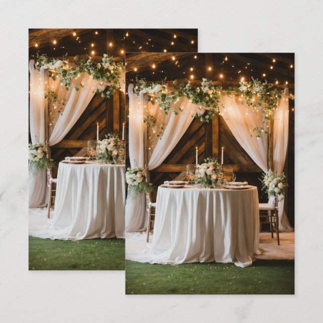 Wedding Greeting Cards > Engagement Cards (Front/Back)