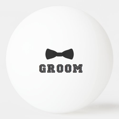 Wedding Groom Beer Pong Balls