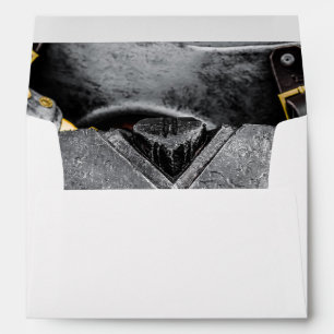 Wedding groom knight envelope