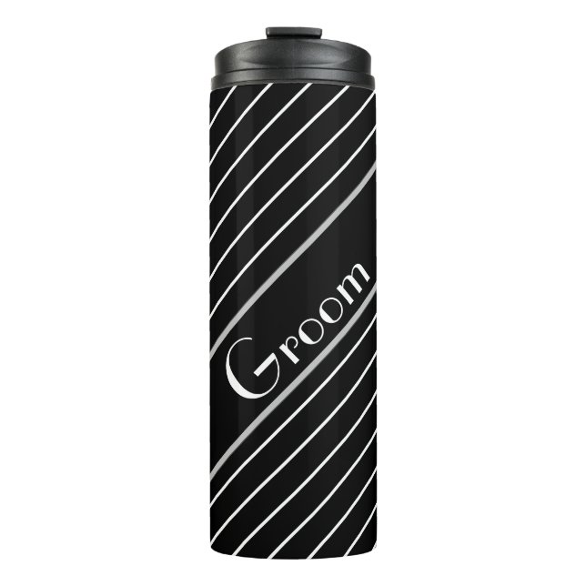 Wedding Groom Thermal Tumbler (Front)