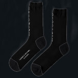 Wedding Groomsman Black Socks<br><div class="desc">Wedding Groomsman Black Socks</div>