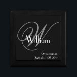 Wedding Groomsman Gift Elegant Monogram   Name   Box<br><div class="desc">Wedding Groomsman Gift Elegant Monogram Name Keepsake Gift Box. Click personalize this template to customize this Keepsake Gift Box with your Monogram, Name and Date quickly and easily. 30 Day Money Back Guarantee. Ships Worldwide fast. Wedding Groomsman Gift Elegant Monogram Name Gift Box. Created by RjFxx *All rights reserved. #PersonalizedGroomsmanGift...</div>