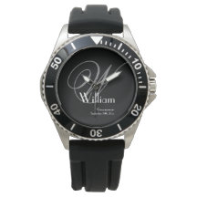 Wedding Groomsman Gift Monogram Classic Sports 