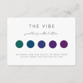 Wedding Attire Color Palette Card, Editable Printable, Guest Dress