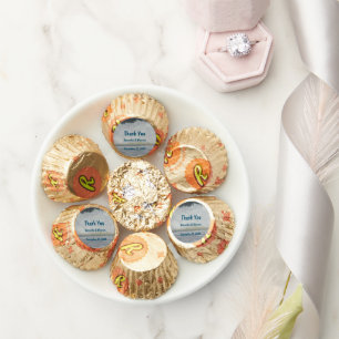 Wedding Guest Beach Ocean Ceremony Thank You Reese's Peanut Butter Cups