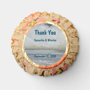 Wedding Guest Beach Ocean Ceremony Thank You Reese's Peanut Butter Cups