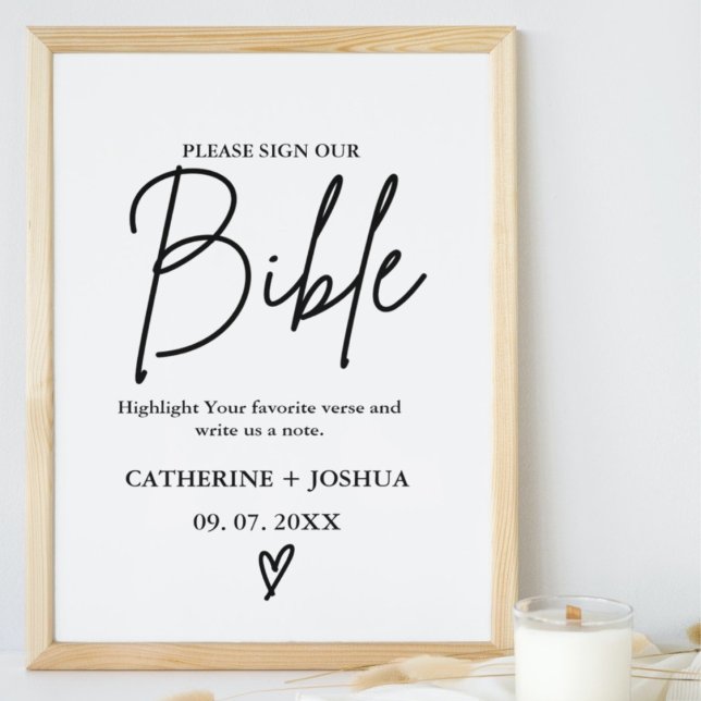 Wedding Guest board sign,  bible guestbook sign (Creator Uploaded)