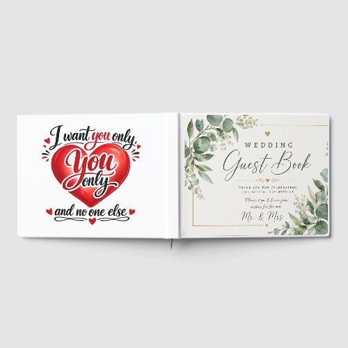 wedding guest book