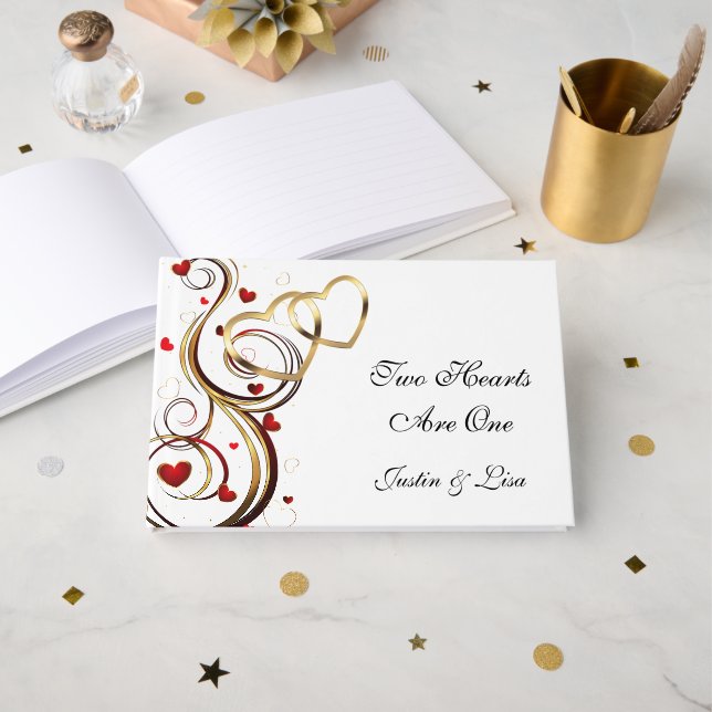 Wedding Guest Book (Front Open)