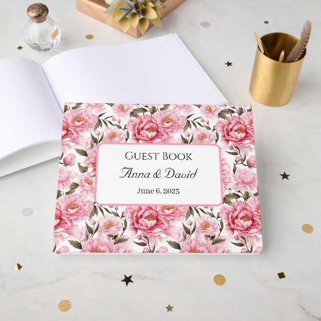 Wedding Guest Book (Front Open)