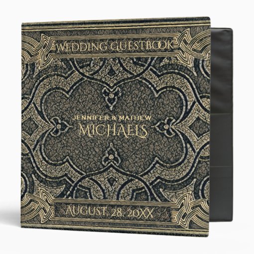 Wedding Guest Book Binder Zazzle