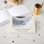 Wedding Guest Book Champagne Glasses