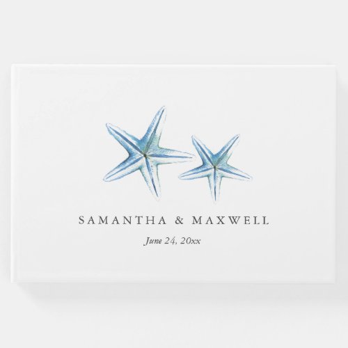 Wedding Guest Book Ideas Watercolor Starfish