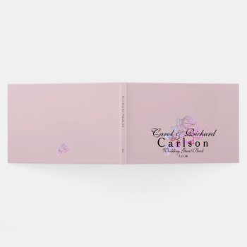 Wedding Guest Book- Light Dusty Rose Guest Book by photographybydebbie at Zazzle