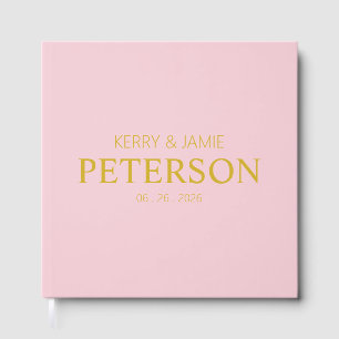 Wedding Guest Book Neutral Guestbook Album for