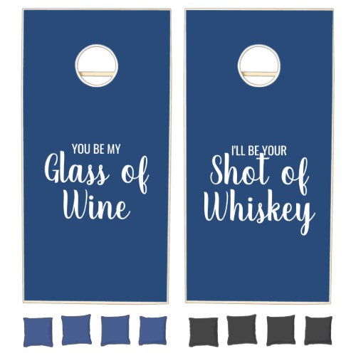 Wedding Guest Book  Newlyweds  Custom Color Cornhole Set