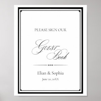 WEDDING GUEST BOOK, Printable Guestbook Sign,