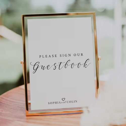 Wedding Guest Book Sign