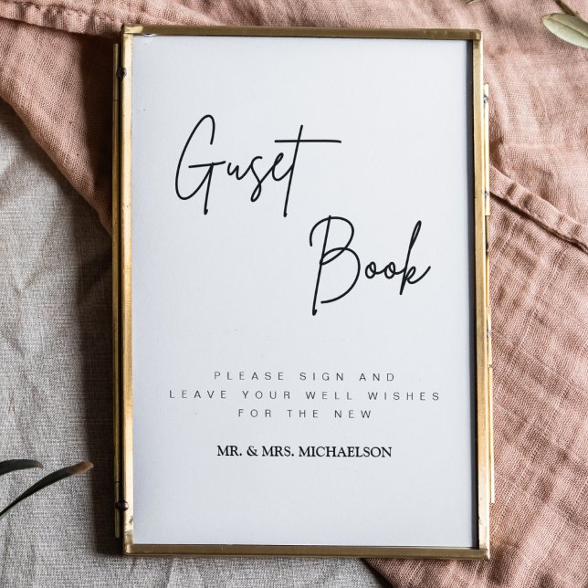 Wedding Guest Book Sign | Wedding Reception Sign (Creator Uploaded)