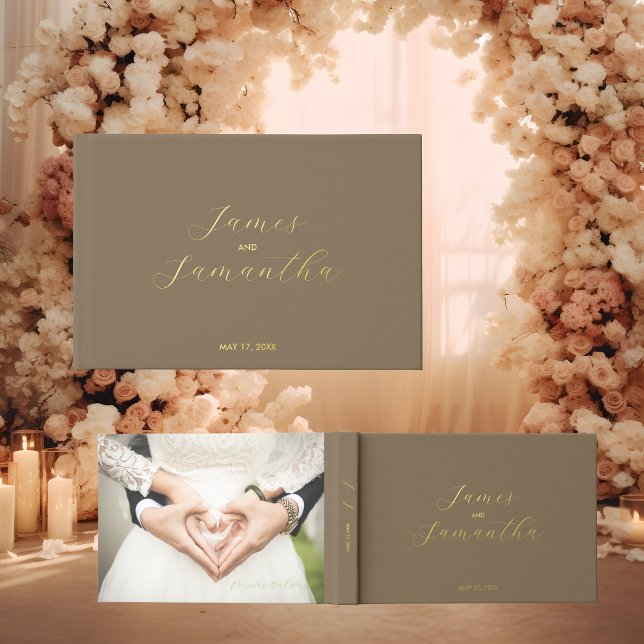 Wedding Guest Foil Notebook | Dark Neutral (Creator Uploaded)