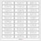 Wedding Guest Names Address Modern Simple Chic