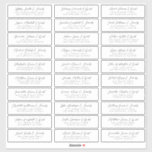 Wedding Guest Names Address Simple Chic Modern Sticker<br><div class="desc">Composed of simple sans serif and modern serif typography. These elements are simple,  elegant,  and modern. This has 30 stickers. 
 
 This is designed by White Paper Birch Co. exclusive for Zazzle.
 
 Available here:
 http://www.zazzle.com/store/whitepaperbirch</div>