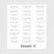 Wedding Guest Names Address Simple Chic Modern