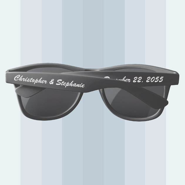 Colored sunglasses clearance for wedding