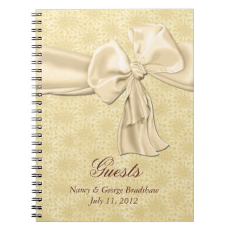 Wedding Guest Sign In Notebook