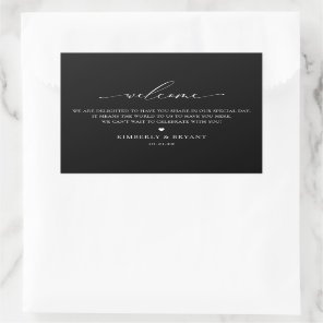 Wedding Guest Welcome Bag Label