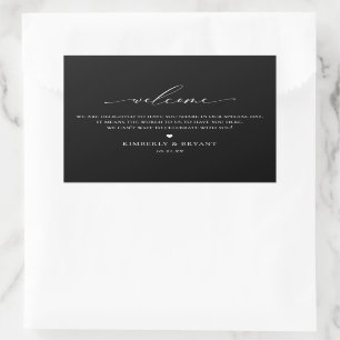 Wedding Guest Welcome Bag Label