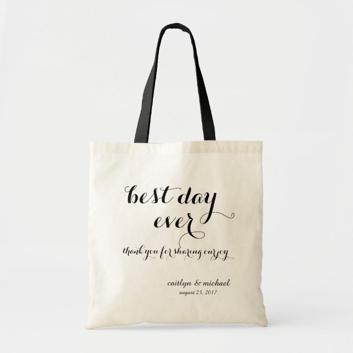Wedding Guest best day ever Tote Bag