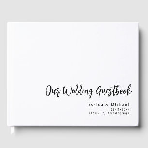 Wedding guestbook Minimalist Elegant
