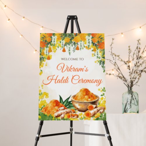 Wedding Haldi signs  Haldi welcome signs