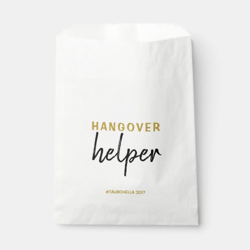 Wedding Hangover Helper Favor Bags