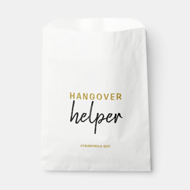 Wedding Hangover Helper Favor Bags (Front)