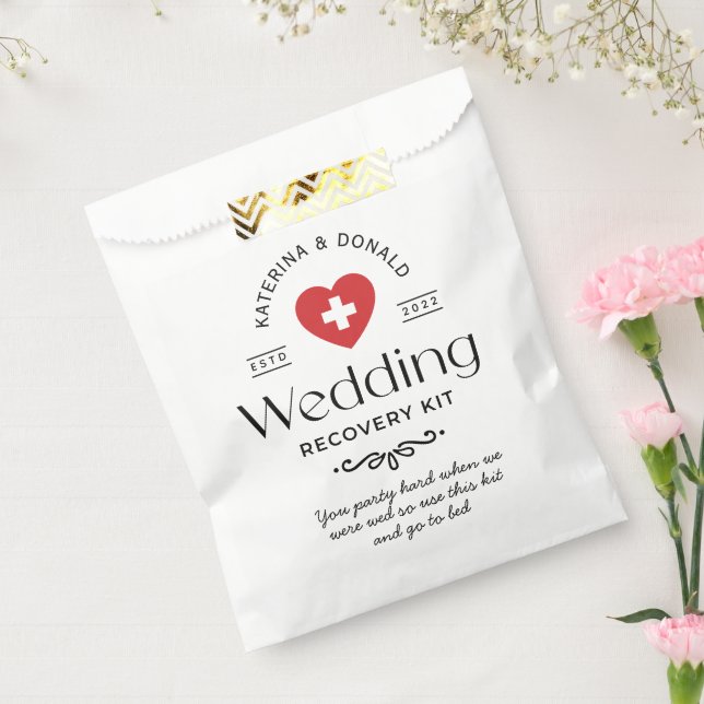 Wedding Hangover Recovery Kit  Favor Bag (Sealed)