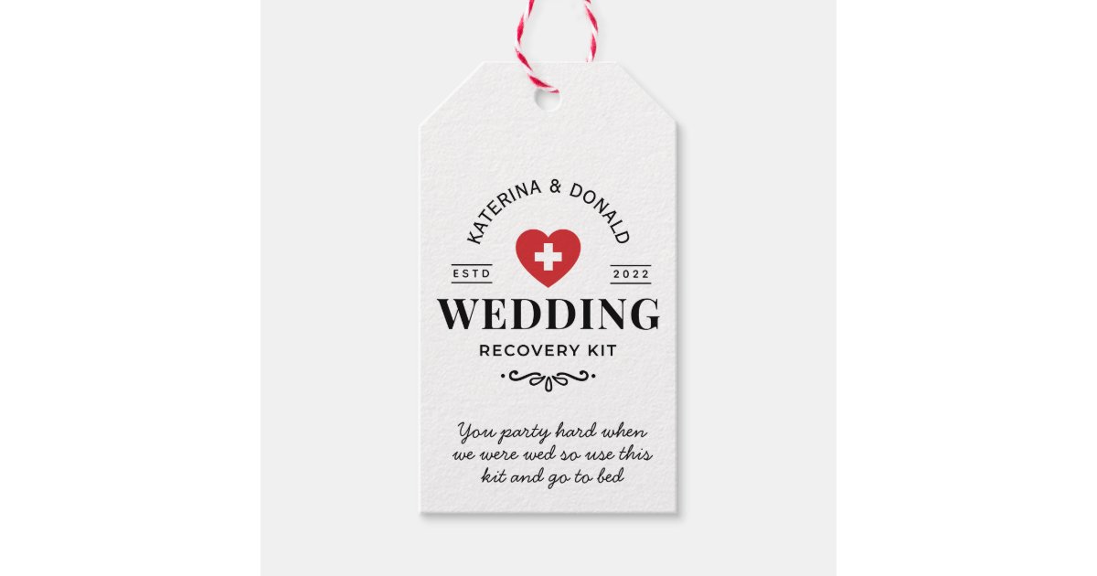 wedding-hangover-recovery-kit-gift-tags-zazzle for Bachelorette Survival Free Printable Hangover Survival Kit Printables Wedding Hangover Recovery Kit Gift Tags | Zazzle for Bachelorette Survival Free Printable Hangover Survival Kit Printables